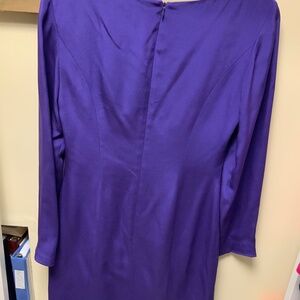Hugo Bascoti purple silk dress